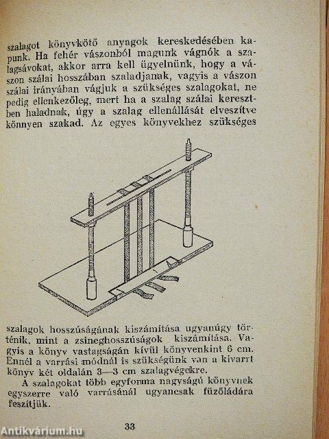 A könyvkötés elemi iskolája