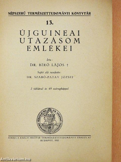 Újguineai utazásom emlékei