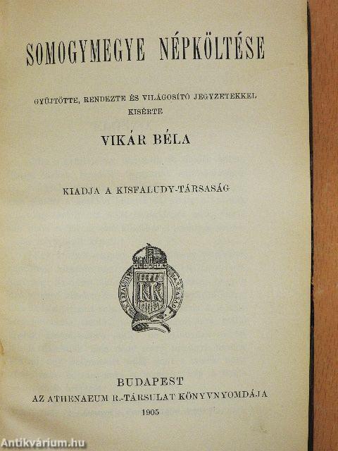 Somogymegye népköltése