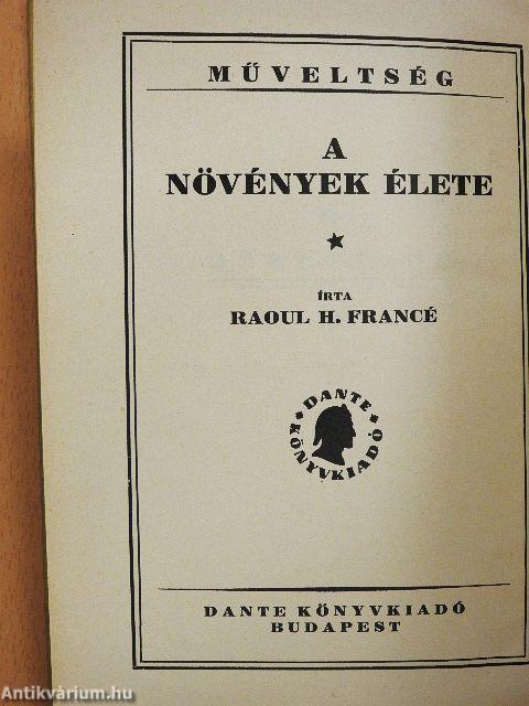 A növények élete