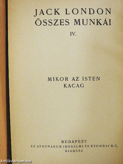 Mikor az Isten kacag