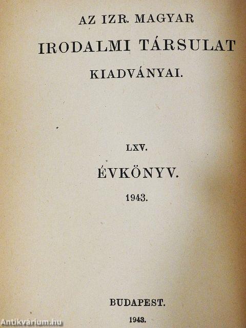 Évkönyv 1943.