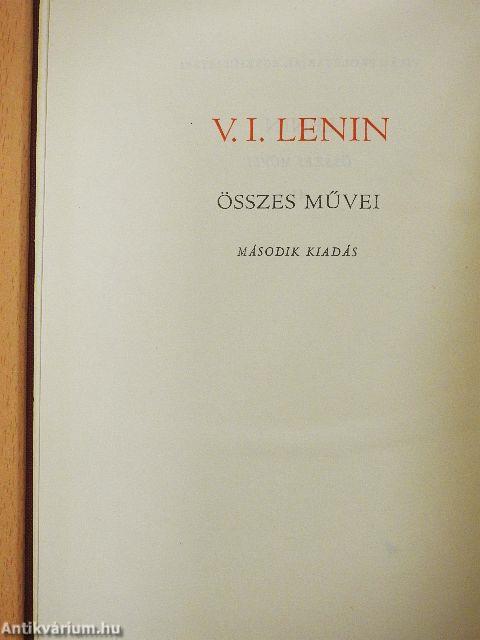 V. I. Lenin összes művei 41.