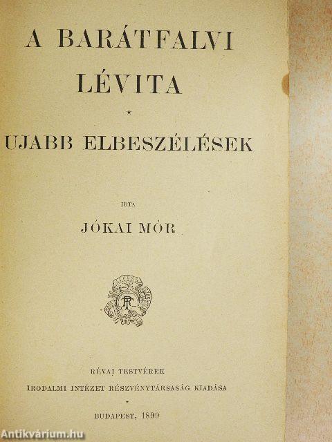 A barátfalvi lévita/Ujabb elbeszélések