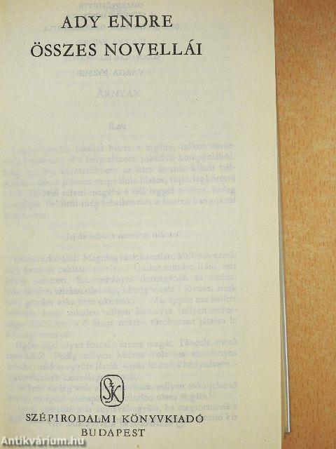 Ady Endre művei II. (töredék)