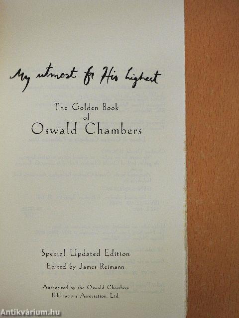 My Utmost for His Highest