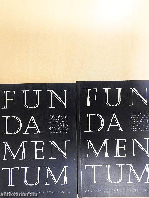 Fundamentum 1998.(nem teljes évfolyam)