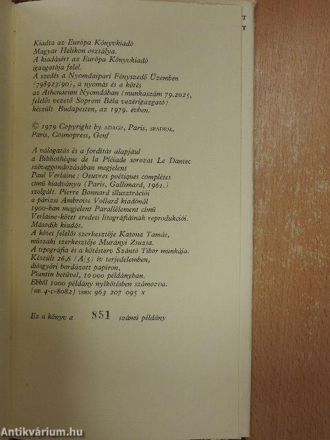 Paul Verlaine válogatott versei