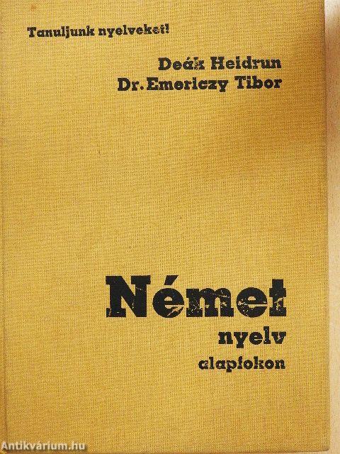 Német nyelv alapfokon