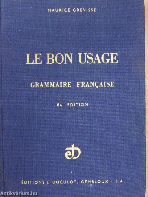 Le Bon Usage