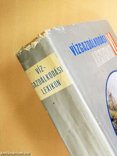 Vízgazdálkodási lexikon
