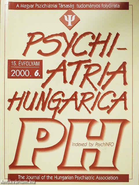Psychiatria Hungarica 2000/6.