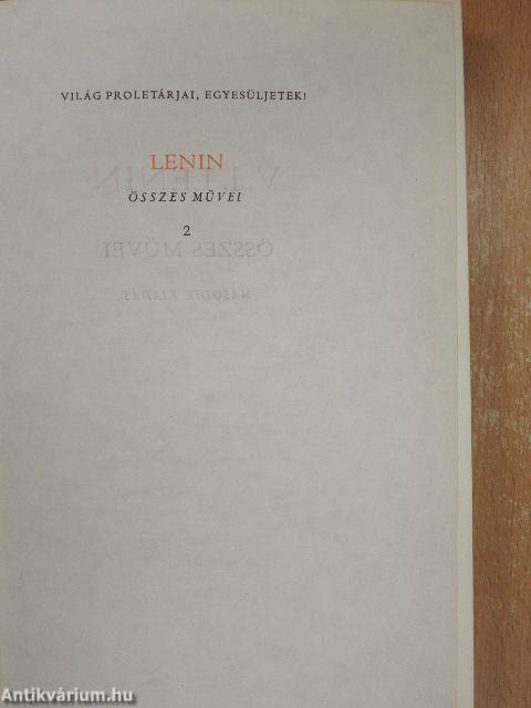 V. I. Lenin összes művei 2.