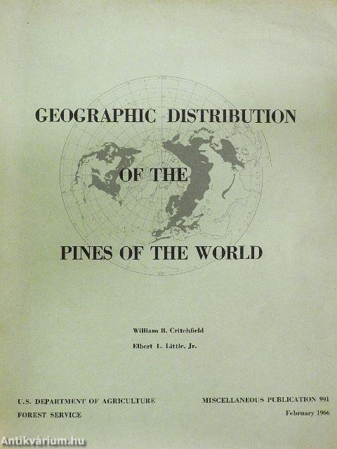 Geographic Distribution of the Pines of the World