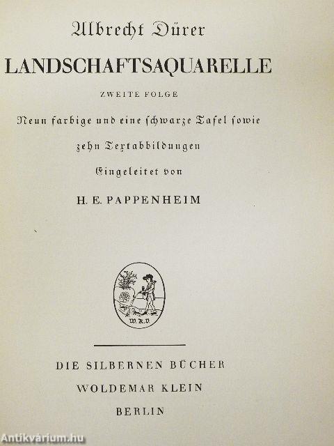 Landschaftsaquarelle II. (gótbetűs)