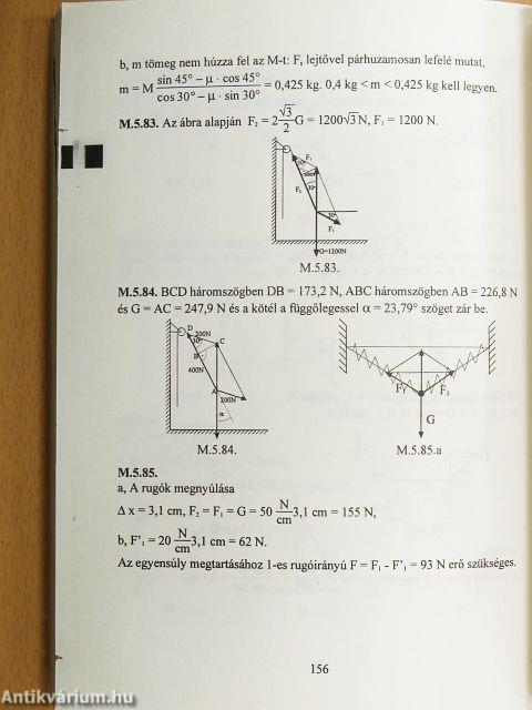 Fizikai feladatok gyűjteménye I.