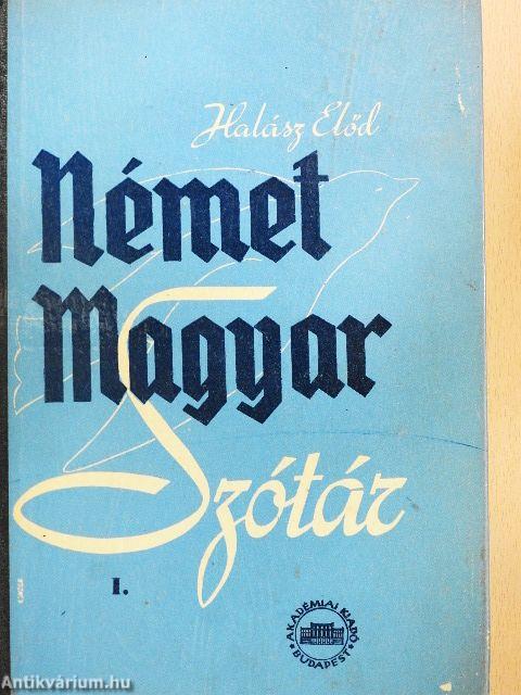 Német-magyar szótár I-II.