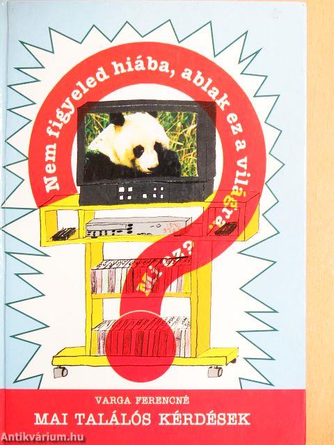 Nem figyeled hiába, ablak ez a világra. Mi ez?