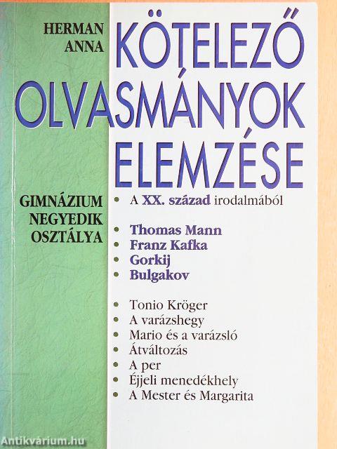 Kötelező olvasmányok elemzése 6.