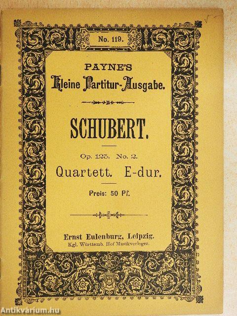Quartett No. 3. E-dur