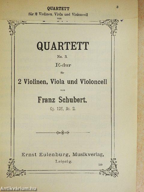 Quartett No. 3. E-dur