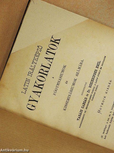 Latin irályképző gyakorlatok