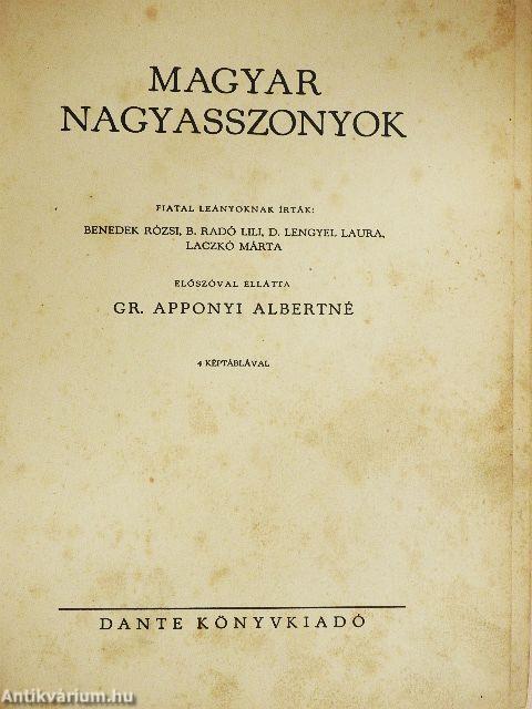 Magyar nagyasszonyok