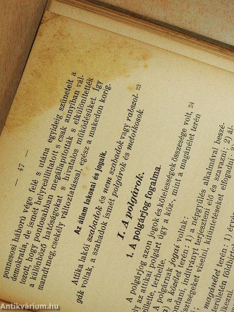 Görög régiségek és a görög irodalomtörténet vázlata