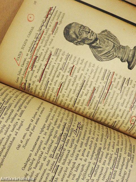 Római régiségek és a római irodalomtörténet vázlata