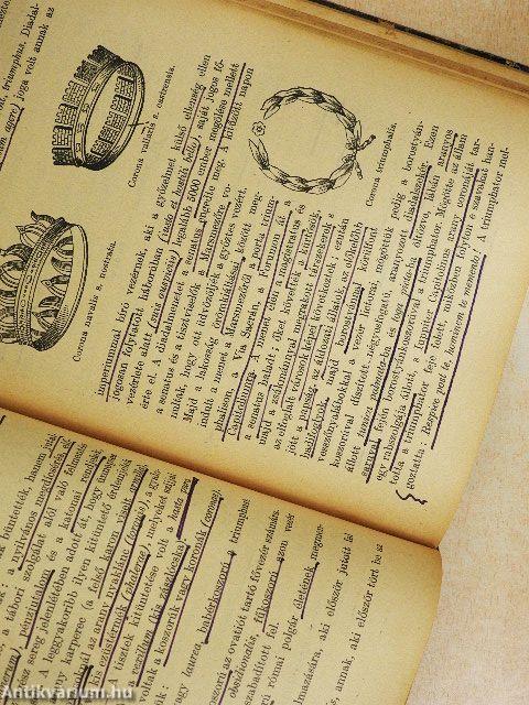 Római régiségek és a római irodalomtörténet vázlata