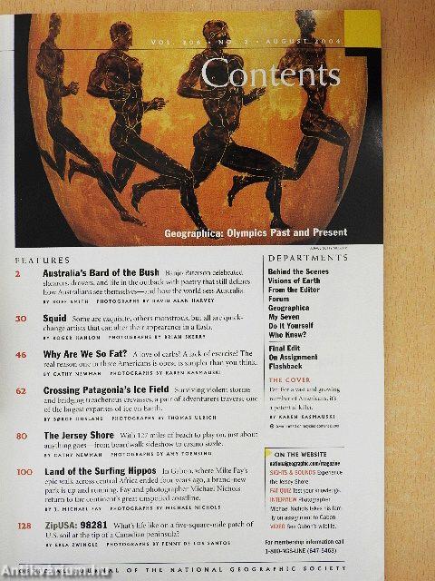 National Geographic August 2004