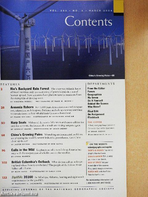 National Geographic March 2004