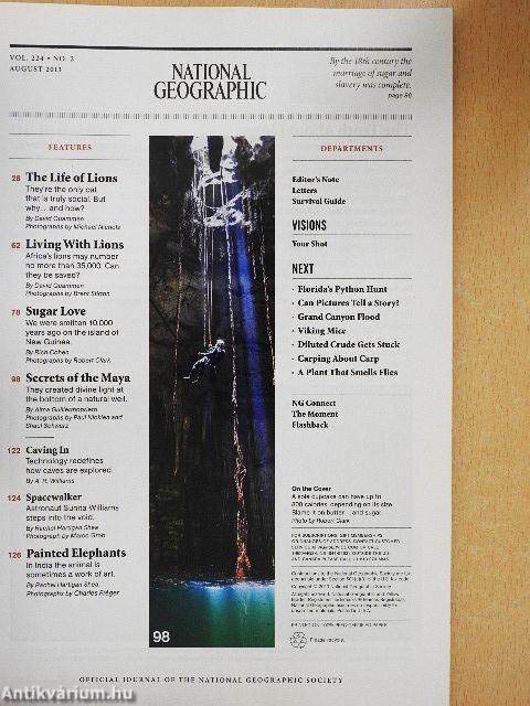 National Geographic August 2013