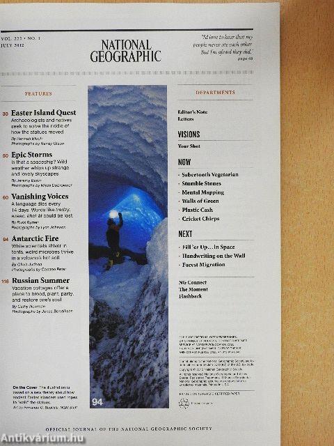National Geographic July 2012
