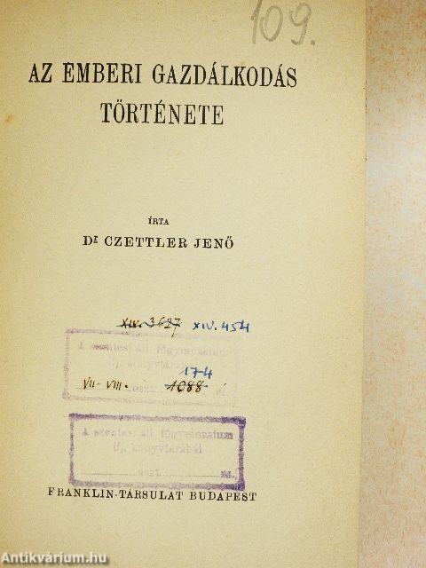 Az emberi gazdálkodás története