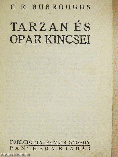 Tarzan és Opar kincsei