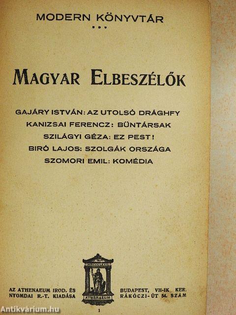 Magyar Elbeszélők I.