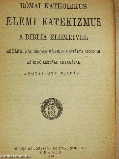 Római katholikus elemi katekizmus a Biblia elemeivel