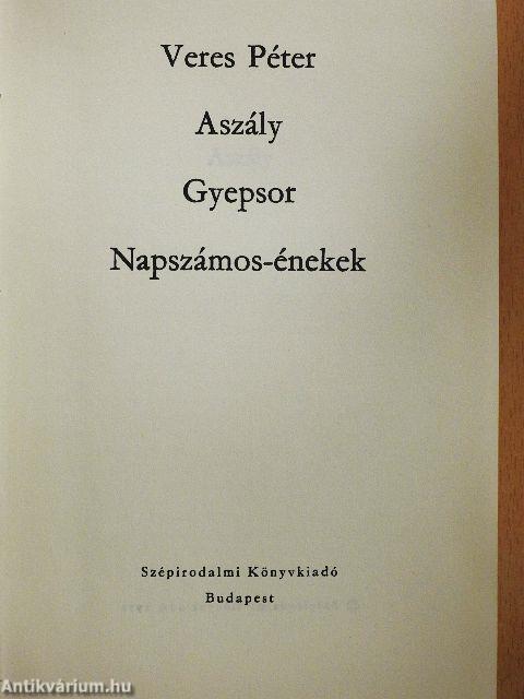 Aszály/Gyepsor/Napszámos-énekek