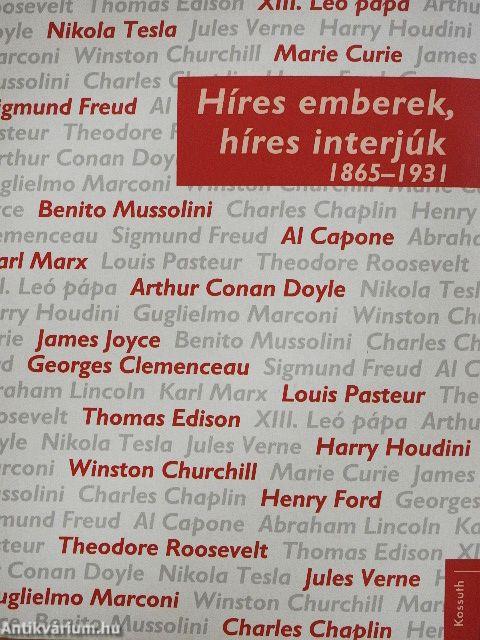 Híres emberek, híres interjúk