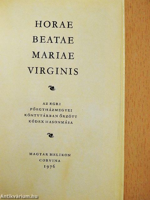 Horae Beatae Mariae Virginis