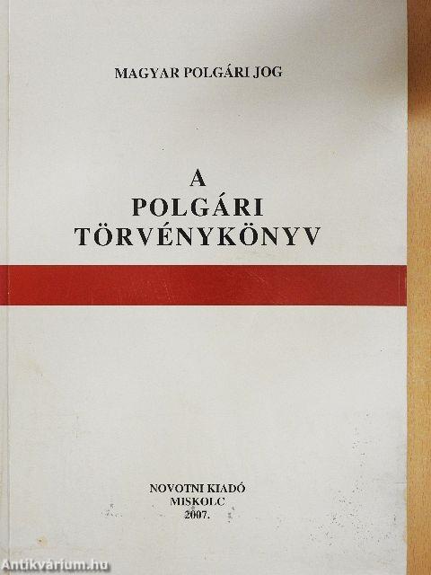 A polgári törvénykönyv