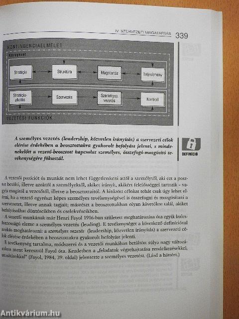 Vezetés és szervezés