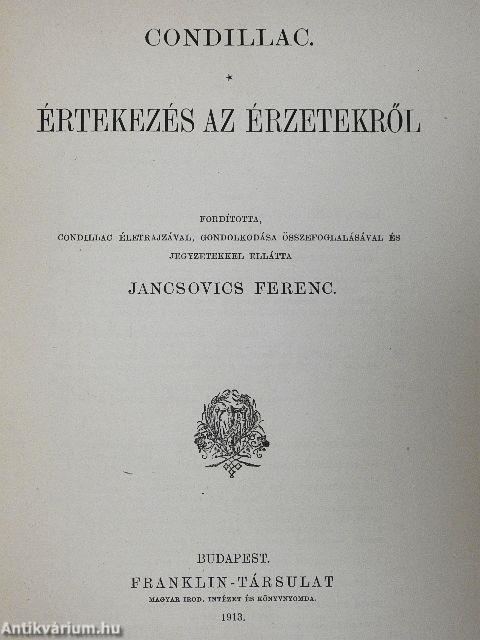 Értekezés az érzetekről