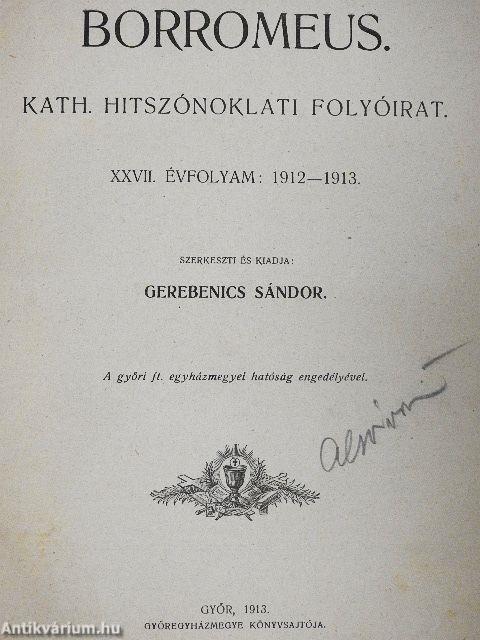 Borromeus 1912-1913.