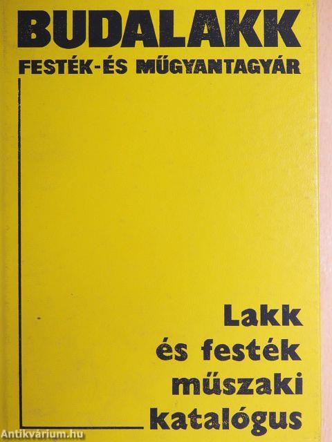 Lakk és festék műszaki katalógus 1983