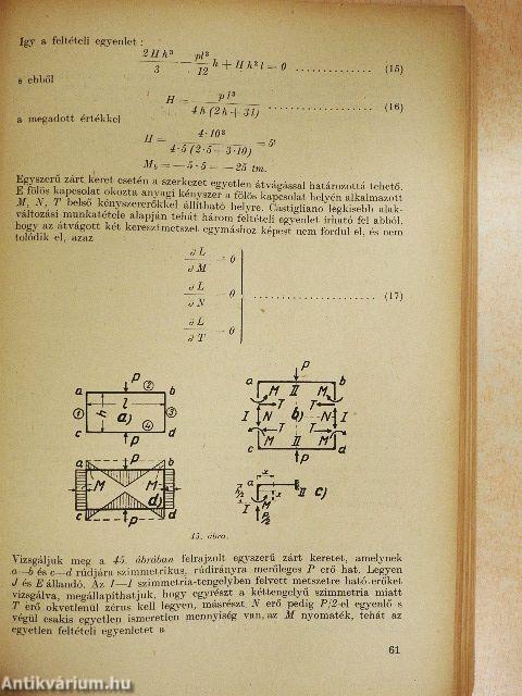 Keretek elmélete és számítása