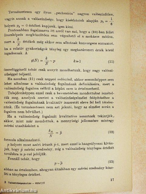 Valószínűségszámítás