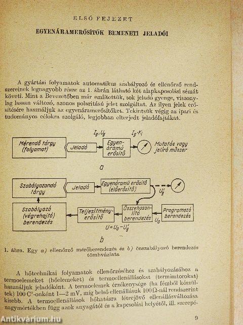 Egyenáramú jelek erősítése