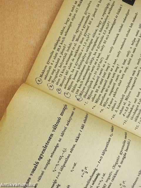 Fizikai példatár középiskolásoknak I.